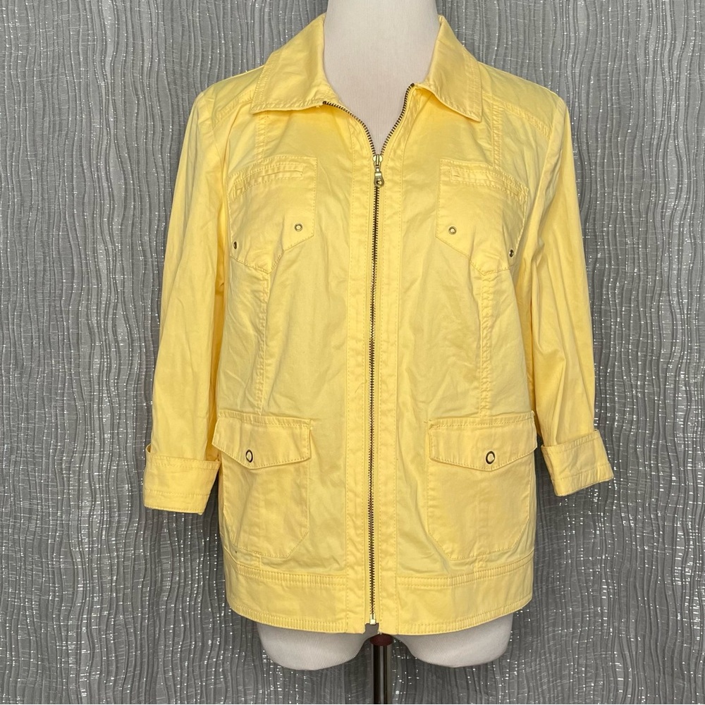 Chicos lightweight cargo jacket